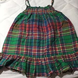 Ralph Lauren madras plaid tank dress 2T worn once